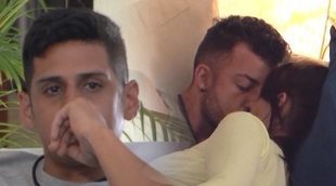 El inesperado beso entre Fani y Rubén mientras Christofer estaba de bajón en 'La isla de las tentaciones'