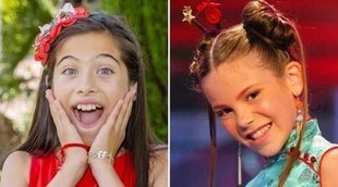 Melani García imita a María Isabel, su predecesora en Eurovisión Junior, bailando "Antes muerta que sencilla"