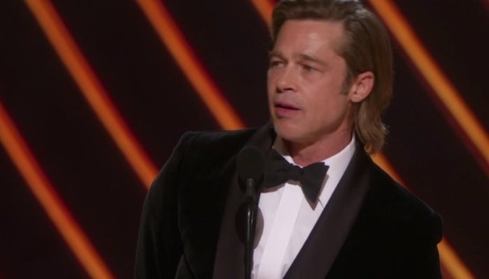 Brad Pitt, ganador del Oscar a Mejor Actor de Reparto por