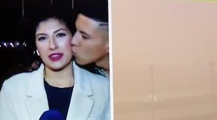 Condenado el hombre que acosó a una reportera de RTVC besándola en directo