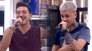 Bruno y Hugo, buena vibra ante un Rafa que tira hacia el drama en el primer pase de micros Gala 7 de 'OT 2020'