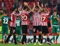 El partido de fútbol del Ath. Bilbao contra el Rapid Viena es lo más visto del día