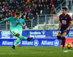 El partido de la Liga Española entre el Eibar-Barcelona arrasa en Movistar +