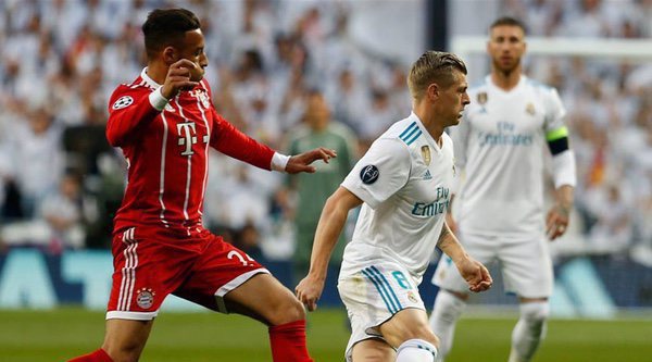 Antena 3 arrasa en el prime time con un 33% gracias al partido Real Madrid - Bayern