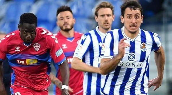 La victoria del Real Sociedad sobre el Elche en Movistar (1,1%), lo más visto de la jornada