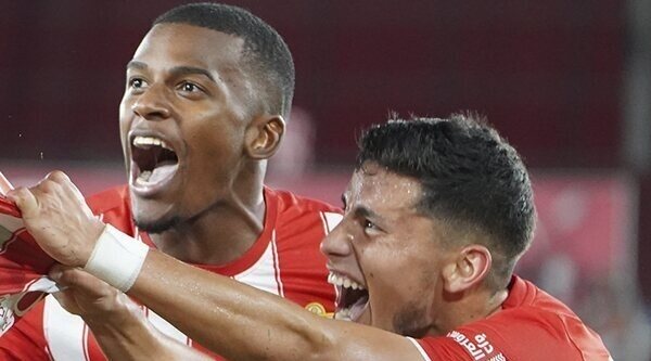 La victoria del Almería sobre el Sevilla convence a 238.000 espectadores en DAZN