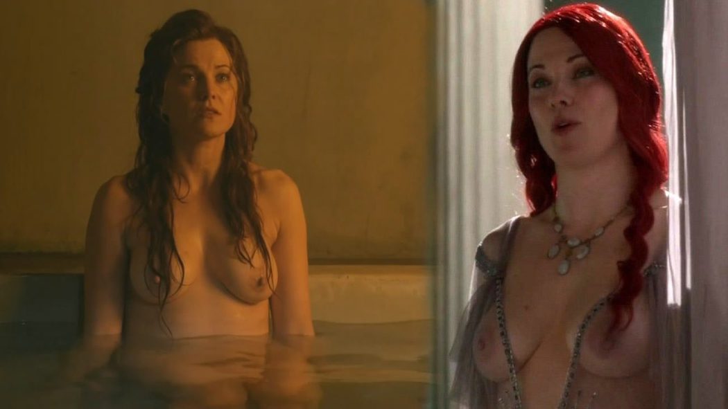 Lucy Lawless, desnuda, enseña las tetas en 'Spartacus'. b Audienc...