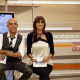 Lucía Riaño y Emilio Pineda presentan en Telecinco 'Está pasando'