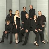 Fotografía del elenco de 'CSI: Las Vegas' en su sexta temporada