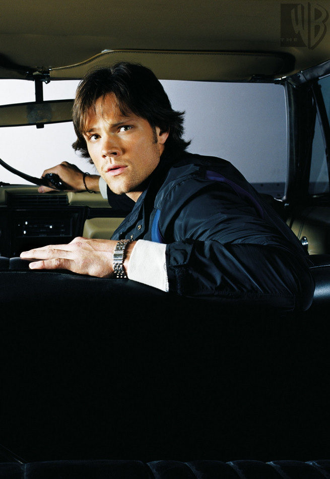 Jared Padalecki durante un episodio de 'Sobrenatural'