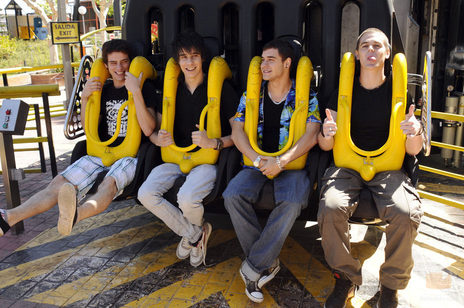 Óscar Sinela, Javier Calvo, Adrián Rodriguez y Gonzalo Ramos