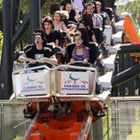 Los chicos de 'FoQ' en el Parque de Atracciones