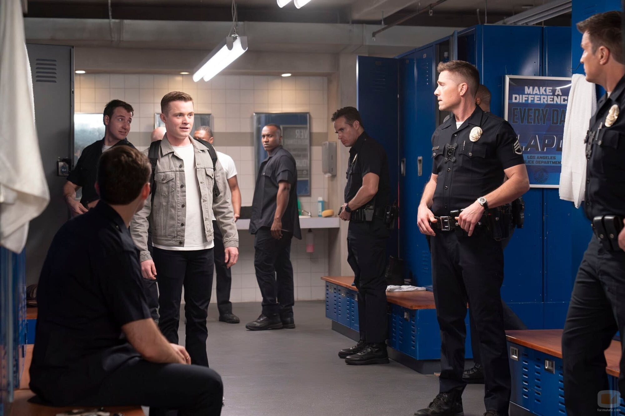 Eric Winter y Patrick Keleher en 'The Return' de 'The Rookie'