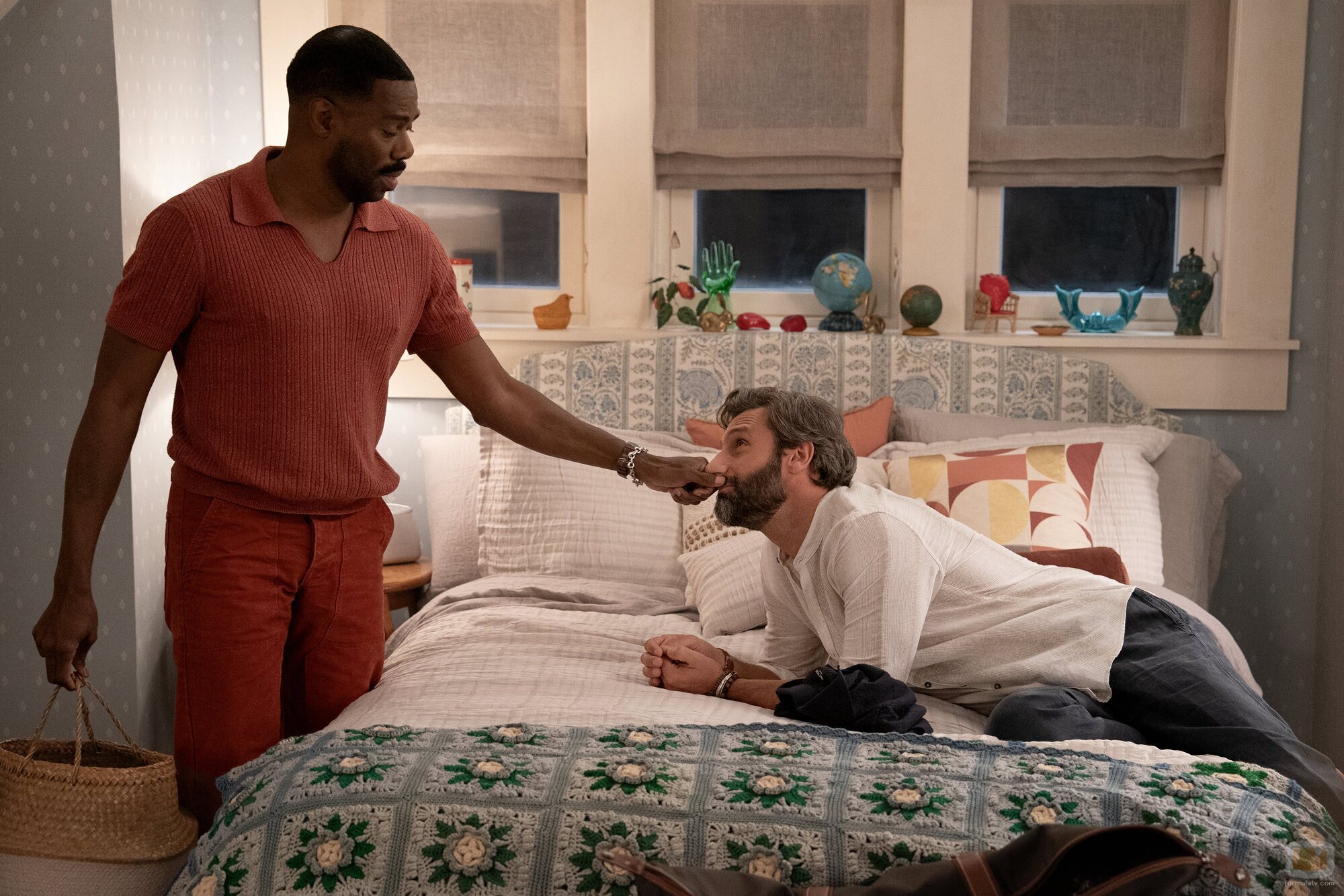 Colman Domingo y Marco Calvani en 'La casa del lago' de 'The Four Seasons'
