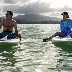 Tina Fey y Will Forte en el 1x03 de 'Las cuatro estaciones'