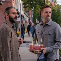 Will Forte y Marco Calvani en la temporada 1 y el capítulo 05 de 'Las cuatro estaciones'