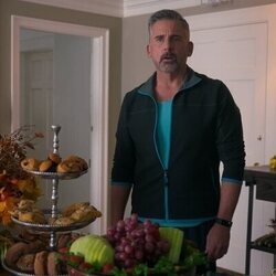 Steve Carell en 'El partido de frisbi' de 'Las cuatro estaciones'