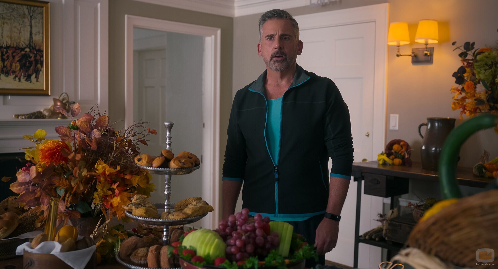 Steve Carell en 'El partido de frisbi' de 'Las cuatro estaciones'