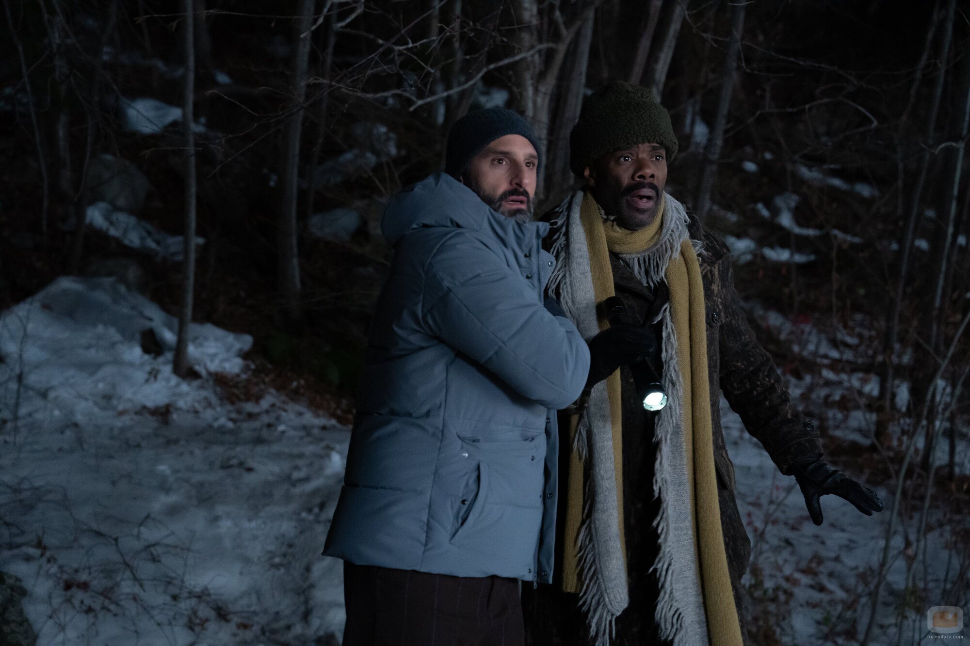 Colman Domingo y Marco Calvani en 1x08 titulado 'Diversión' de 'Las cuatro estaciones'