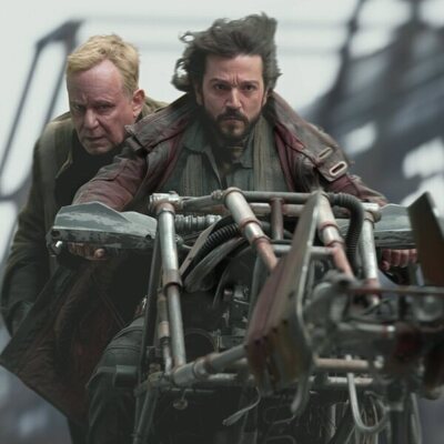 Diego Luna y Stellan Skarsgård en el 1x03 de 'Star Wars: Andor'