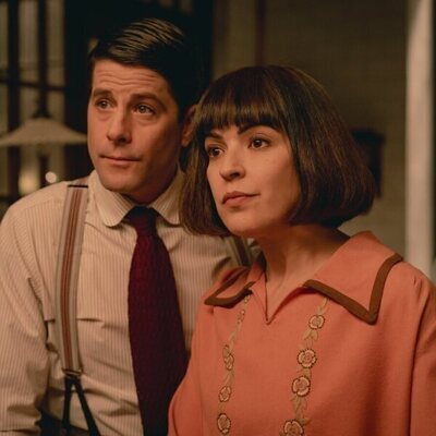 Verónica Sánchez y Luis Fernández 'Perla' en 'La oportunidad de Covadonga' de 'La Favorita 1922'