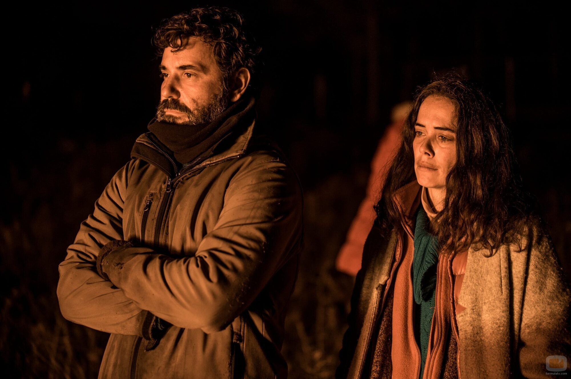 Miquel Fernández y Patricia López Arnaiz en Capítulo 3 titulado 'Confrontación' de 'Apagón'