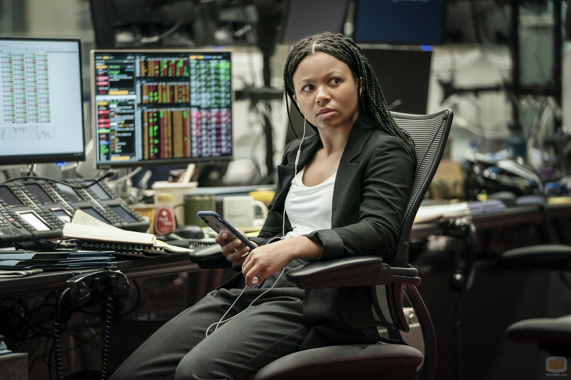 Myha'la Herrold en la temporada 1 y el capítulo 02 de 'Industry'