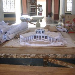 Maqueta del decorado de 'Ben - Hur'