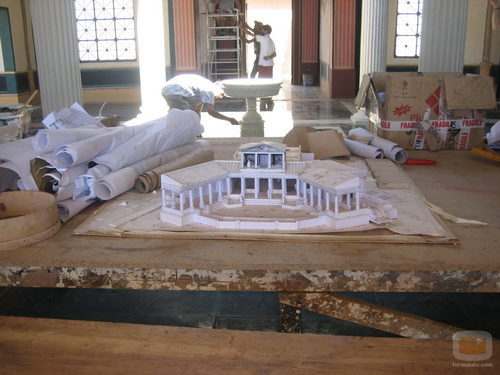 Maqueta del decorado de 'Ben - Hur'