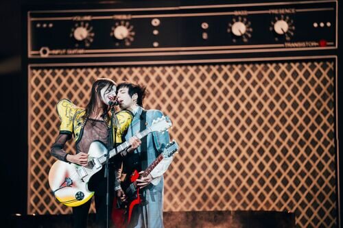 Lucio Corsi (Italia), en la Semifinal 1 de Eurovisión 2025