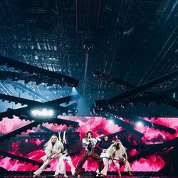 Marko Bošnjak (Croacia), en la Semifinal 1 de Eurovisión 2025