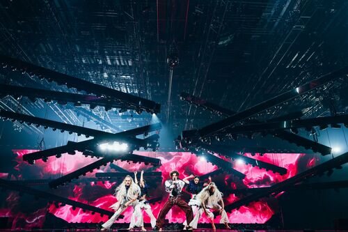 Marko Bošnjak (Croacia), en la Semifinal 1 de Eurovisión 2025