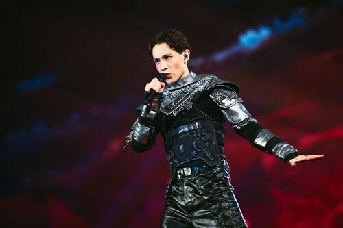 Kyle Alessandro (Noruega), en la Semifinal 1 de Eurovisión 2025