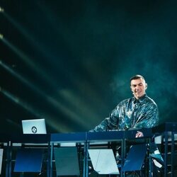 Gabry Ponte (San Marino), en la Semifinal 1 de Eurovisión 2025