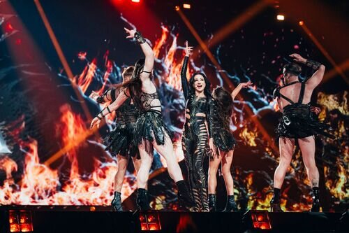 Justyna Steczkowska (Polonia), en la Semifinal 1 de Eurovisión 2025