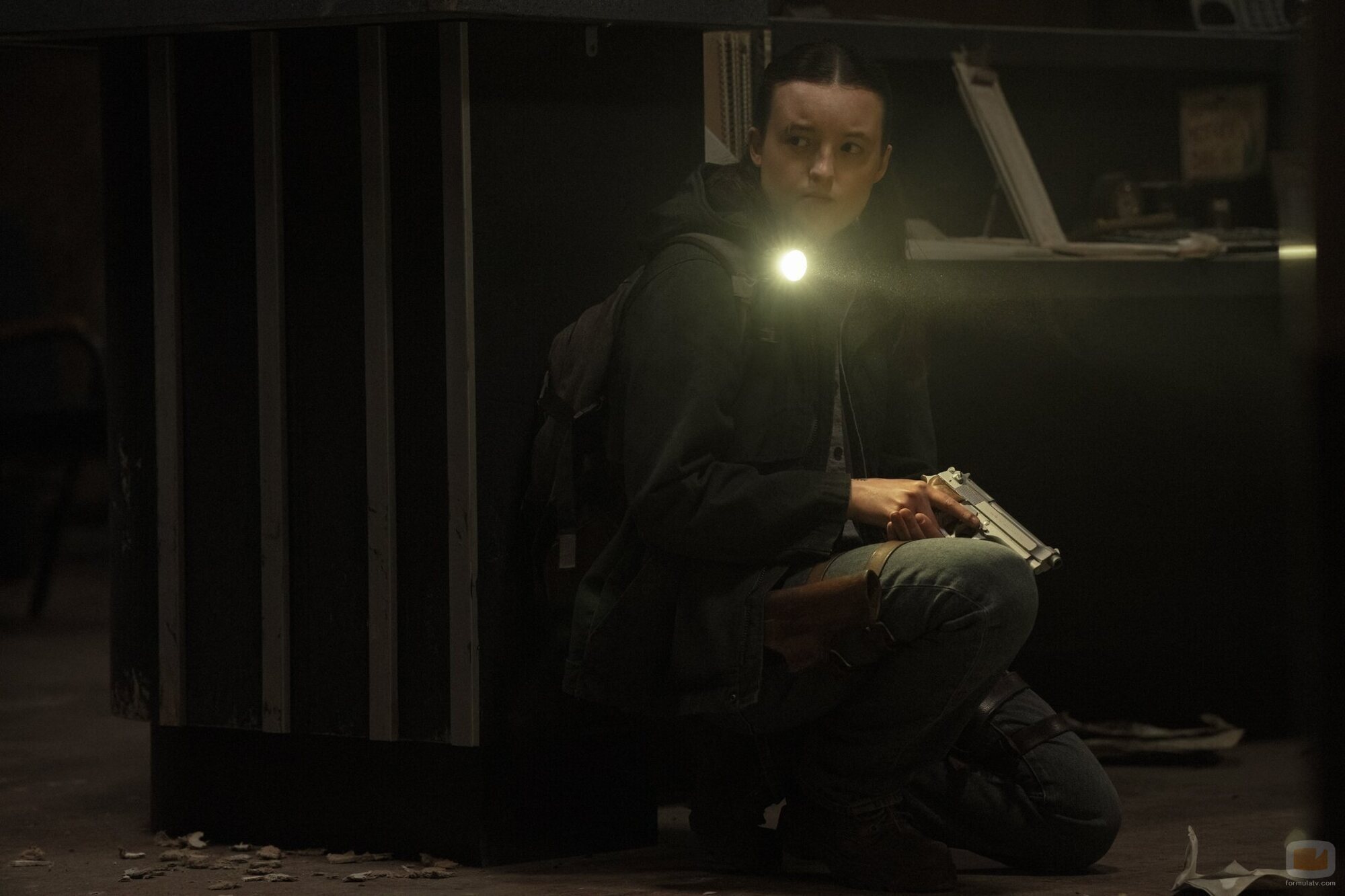 Escena de Bella Ramsey en 2x05 titulado 'El amor de ella' de 'The Last of Us'