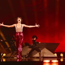 Mariam Shengelia (Georgia), en la Semifinal 2 de Eurovisión 2025 