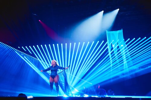 Sissal (Dinamarca), en la Semifinal 2 de Eurovisión 2025 