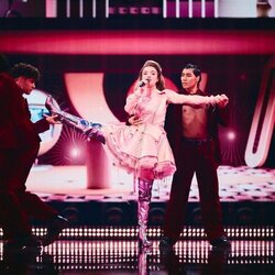 Laura Thorn (Luxemburgo), en la Semifinal 2 de Eurovisión 2025 