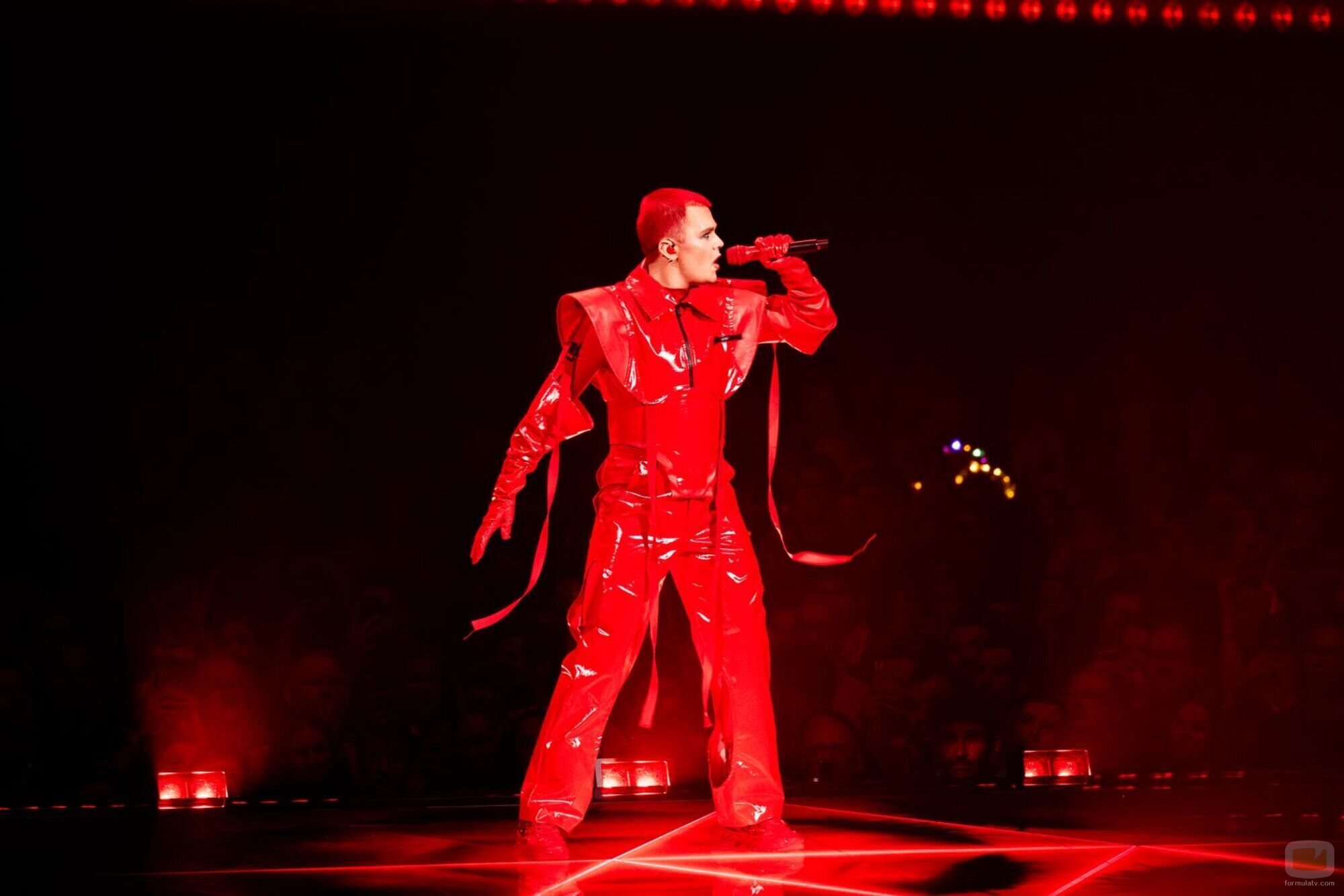 Red Sebastian (Bélgica), en la primera semifinal de Eurovisión 2025