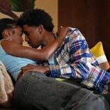 Lovie Simone y Michael Cooper Jr. en el 1x04 de 'Por siempre'