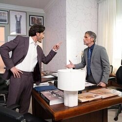 Yon González y Humberto Zurita en 'Carmín 76' de 'Velvet. El Nuevo Imperio'