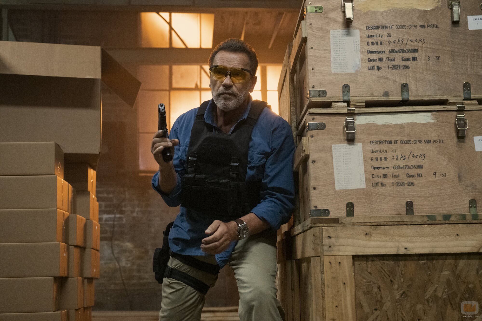 Arnold Schwarzenegger en el 1x05 de 'FUBAR'