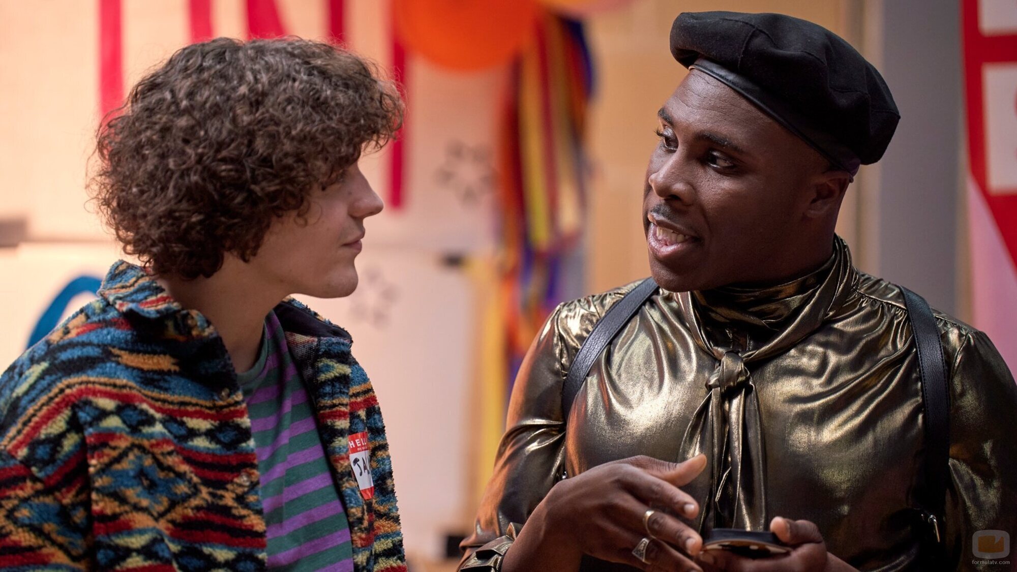 Dylan Llewellyn y Olisa Odele en el 1x02 de 'Big Boys'