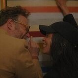 Zoë Kravitz y Seth Rogen en la temporada 1 y el capítulo 09 de 'The Studio'