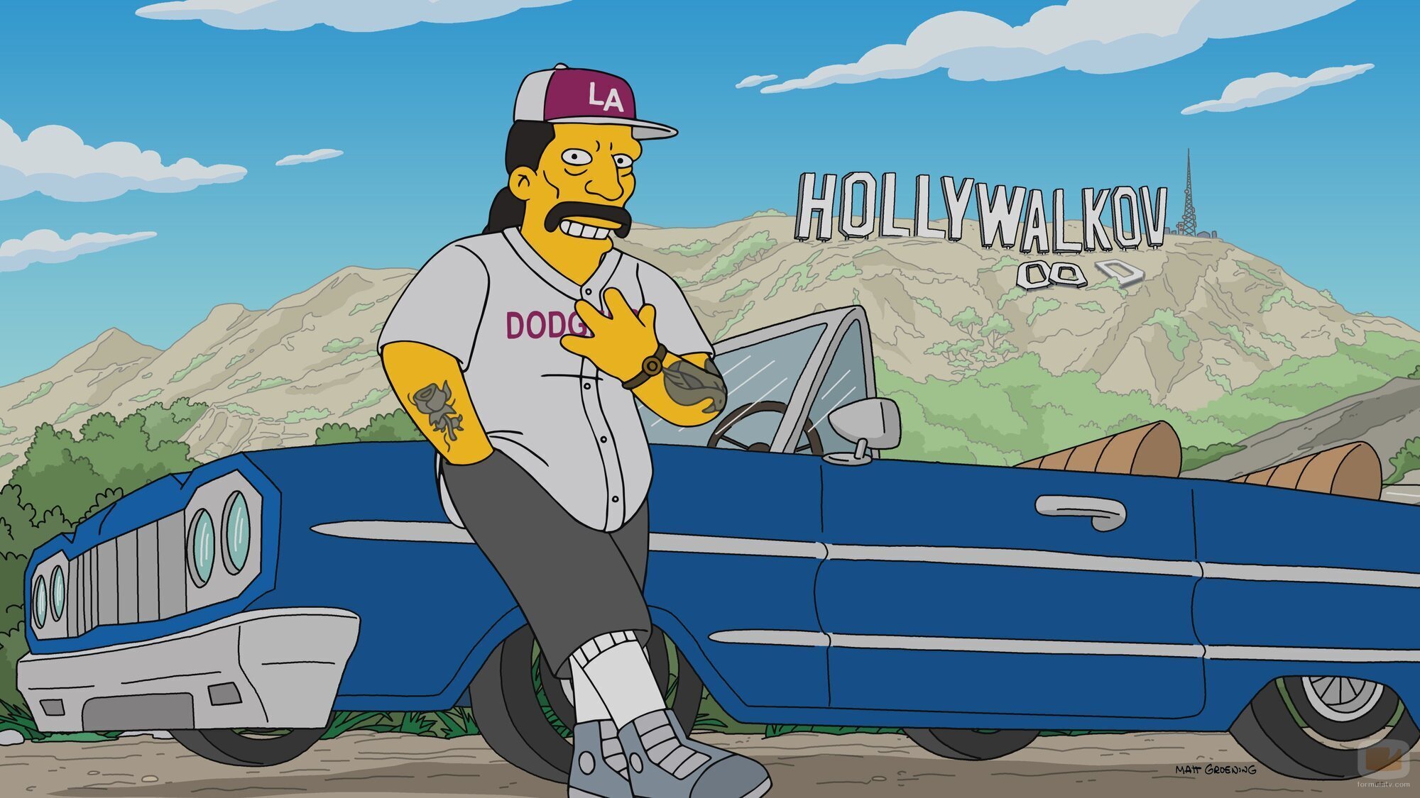 'La liga de Abe y Moe' de 'Los Simpson'