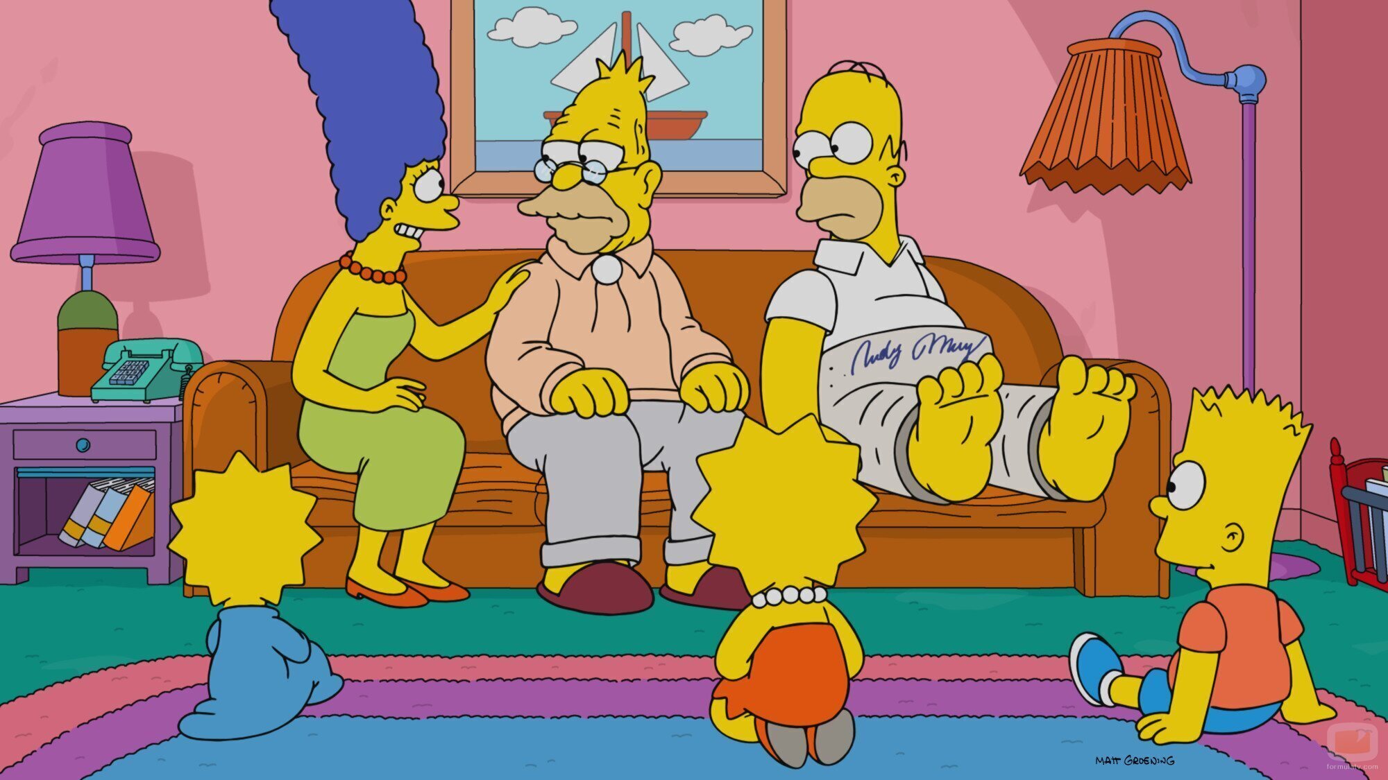 Still de 'Corazón lleno, piscina vacía' de 'Los Simpson'