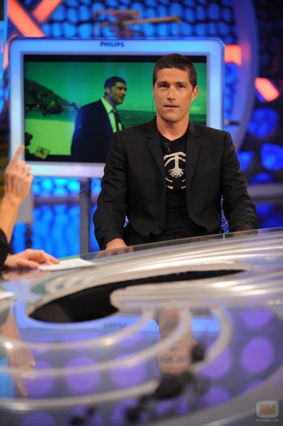 Matthew Fox en su visita a 'El Hormiguero'