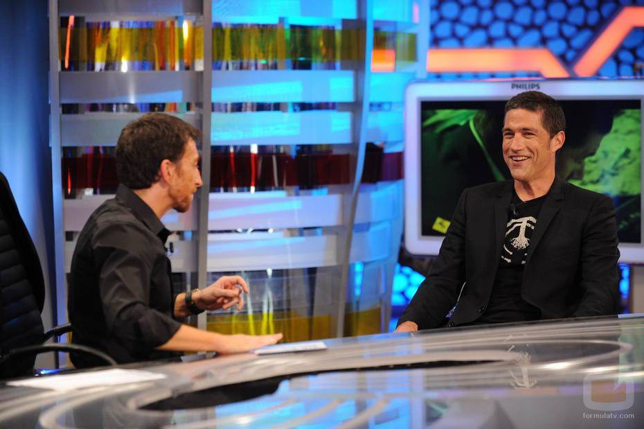 Pablo Motos y Matthew Fox