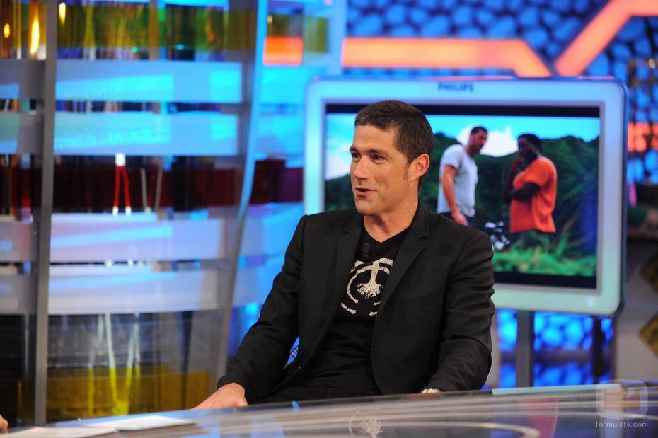 Matthew Fox, de 'Perdidos', en 'El Hormiguero'